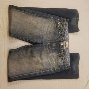 Paige Embellished back pockets Jeans.